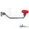 A & I Products Handle w/ Pin For 15A151, 152, 158L, 158S, 171 & 175. 5" x8" x3" A-15A197 - alternate 2